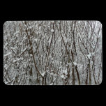 Snow Covered Branches Premium Magnet