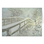Snow Covered Bridge Card