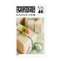 Snow Covered Holiday Presents postage by HolidayPostage Snow Covered Holiday Presents postage