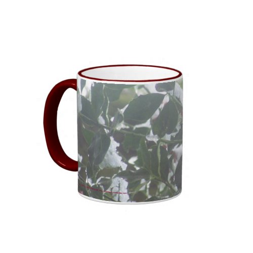 Snow Covered Holly mug