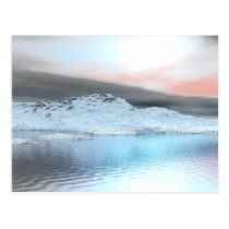 Snow Covered Mountains postcards