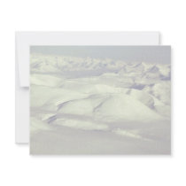 Snow Covered Noatak River - Aerial View Custom Invites