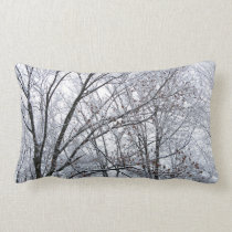 Snow-covered Oak Tree pillows