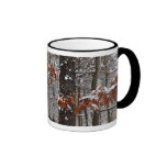 Snow Covered Oak Trees Mug