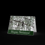 Snow Covered Pine Holidays Card