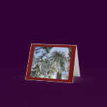 snow covered pines