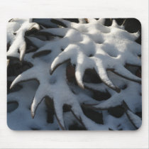Snow-covered Tractor Blades Mousepad by jplamer Snow-covered Tractor Blades Mousepad
