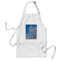 Snow Covered Tree Apron
