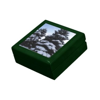 Snow-Covered Trees Gift Box giftbox