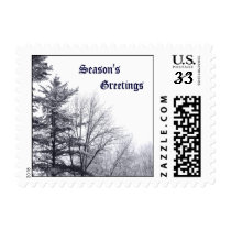 Snow-covered Trees: Horizontal – Small stamps