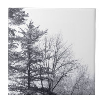 Snow-covered Trees: Horizontal tiles