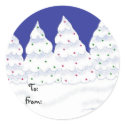 Snow Covered Trees stickers by seashell2 Snow Covered Trees stickers