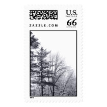 Snow-covered Trees: Vertical – Large stamps
