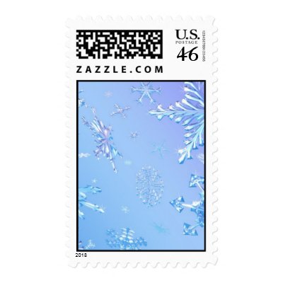 Snow Crystals Stamp