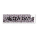 Snow Day bumper stickers by Tamossa Snow Day bumper stickers