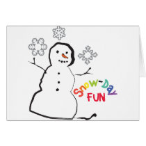 Snow-Day Fun Cards