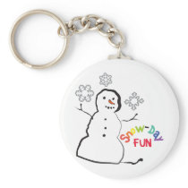 Snow-Day Fun Keychain