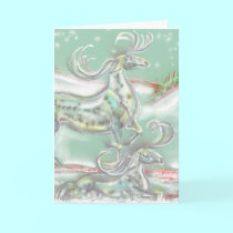 Snow Deer cards