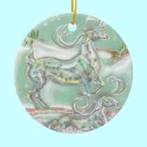 Snow Deer - Ornament ornaments