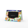 Snow Deer Template Greeting Card