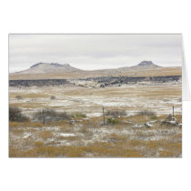 Snow Dusted Mountain Card