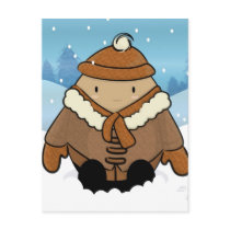 Snow Egg Postcard