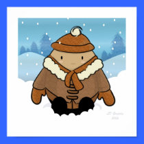 Snow Egg Poster posters