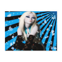 Snow Elf postcards