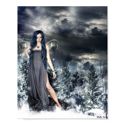 Snow Fairy by  Holly Siek Print by HAJenkins