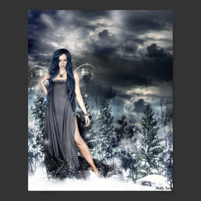 Snow Fairy by  Holly Siek Print by HAJenkins