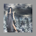 Snow Fairy Magnet by HAJenkins Snow Fairy Magnet