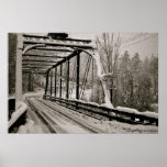 Snow Fall By The Delta Poster