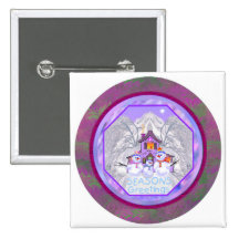 Snow Family Buttons