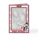 Snow Family Greetings cards by Spice Snow Family Greetings cards