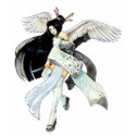 Snow & Feathers, Asian Geisha Maiko Ukiyoe Art t-shirts