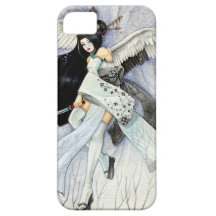 Snow & Feathers Geisha iPhone 5 Case