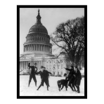 Snow Fight at Capital Washington, DC 1925 posters by lc_vintagephotos Snow Fight at Capital Washington, DC 1925 posters