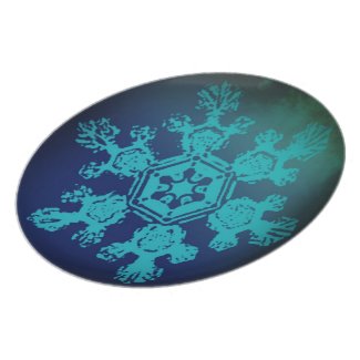Snow Flake 10 Plate plate