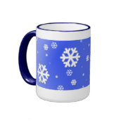 Snow Flake Blue Mug mug