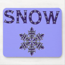 Snow Flake mousepads by ninaleighk Snow Flake mousepads