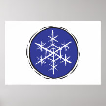 Snow Flake Print