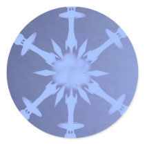 Snow Flake Star stickers by SeaAngel Snow Flake Star stickers