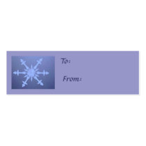 Snow Flake Star, To:, From: business cards
