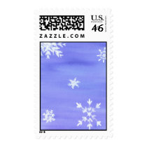 snow flakes stamp
