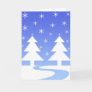 Snow flakes trees cards