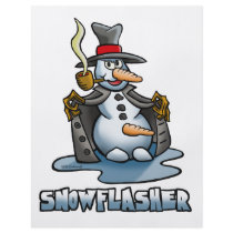 SNOW FLASHER CARTOON FLYER