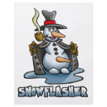 SNOW FLASHER CARTOON FLYER