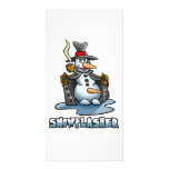 SNOW FLASHER CARTOON PHOTO CARD