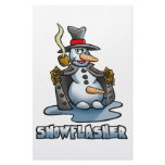 SNOW FLASHER CARTOON STATIONERY