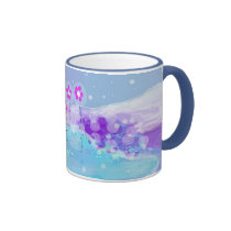 Snow Flowers  mug mugs